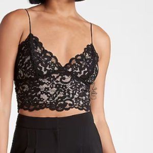 Express Lace Cropped Cami – NWT – XL